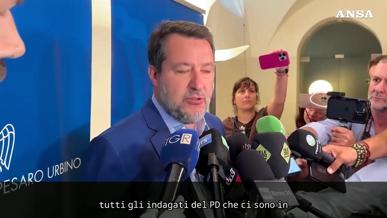 Salvini: "Ricci indagato non deve fare un passo indietro"