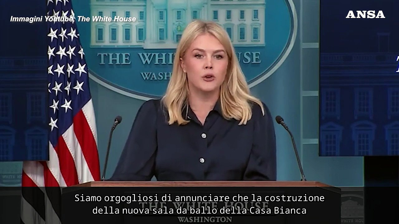 Trump costruira' una sala da ballo da 200mln alla Casa Bianca
