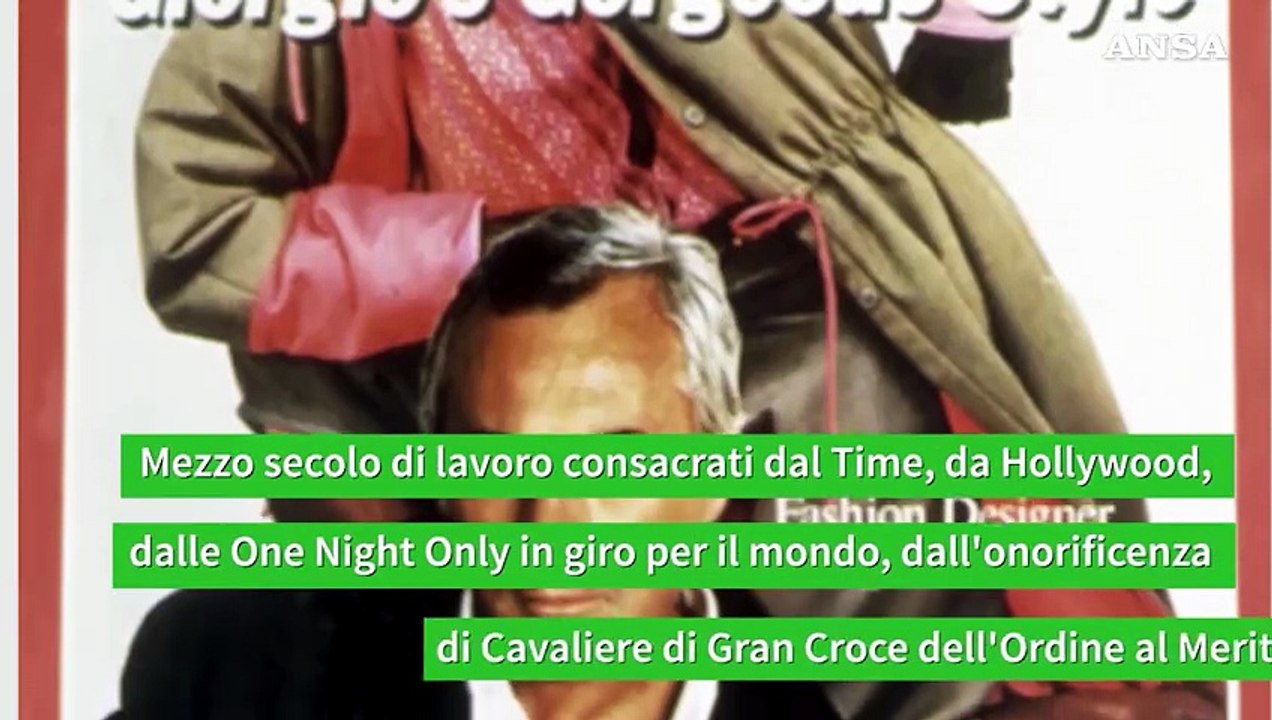 Addio a Giorgio Armani, maestro di stile ed eleganza