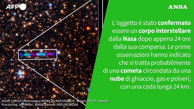ANSA VERIFIED - 3I/Atlas, l'intruso del Sistema solare, e' davvero una cometa?