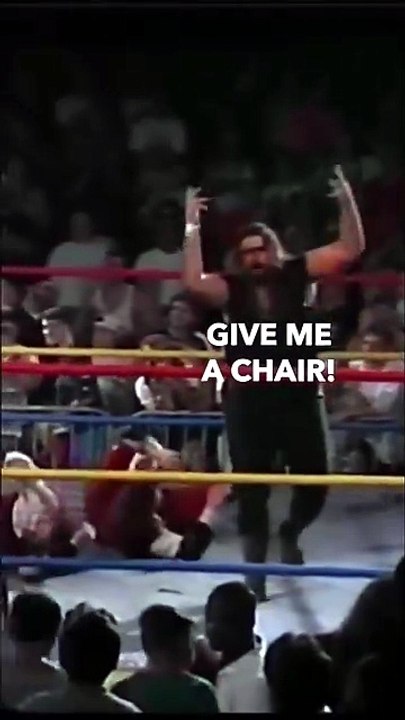 Mick Foley asking for chairs is one of the most iconic crowd participation moments in WWE history.
