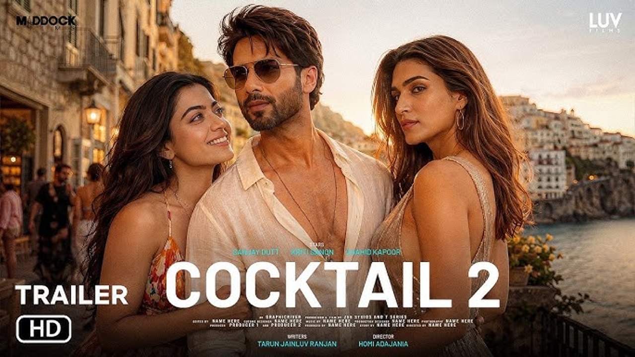 Cocktail 2 | Official Trailer | Shahid Kapoor, Kriti Sanon & Rashmika Mandanna | HD