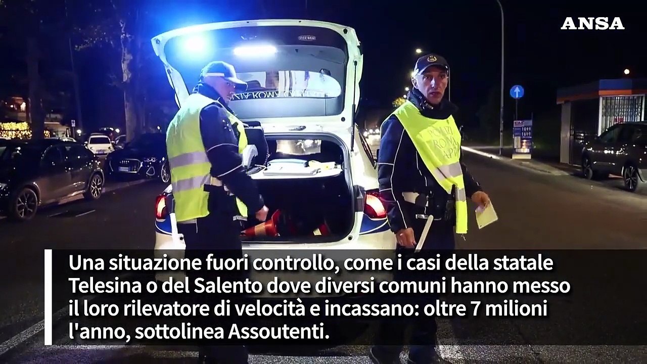 Al via la piattaforma per il censimento degli autovelox