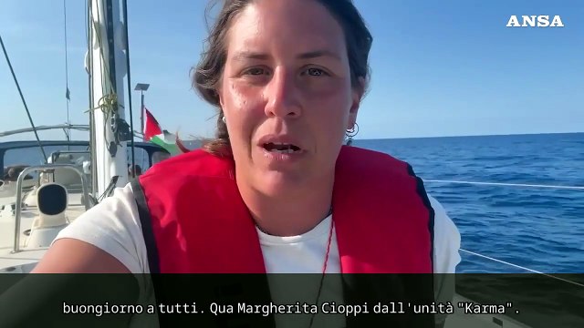 Global Sumud Flotilla, l'imbarcazione dell'Arci partita da Augusta