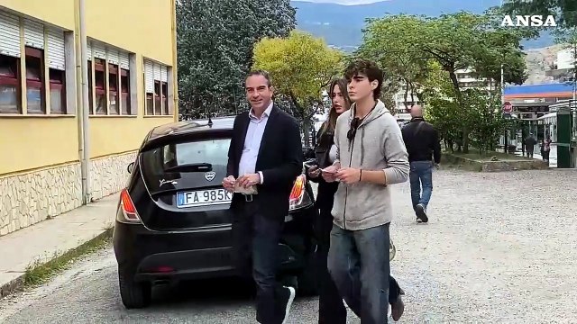 Regionali in Calabria, Roberto Occhiuto ha votato a Cosenza