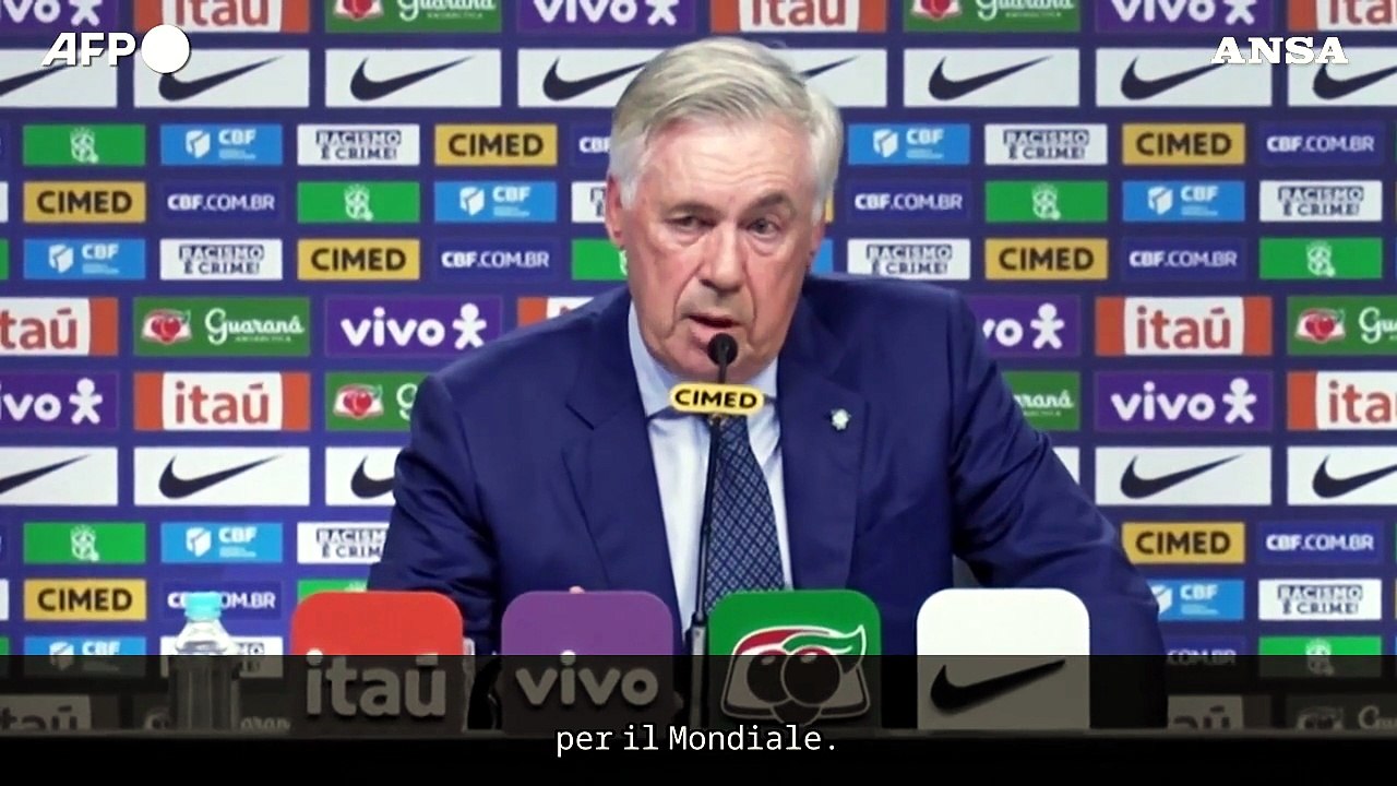 Brasile senza Neymar, Ancelotti: "Ha avuto un piccolo problema"