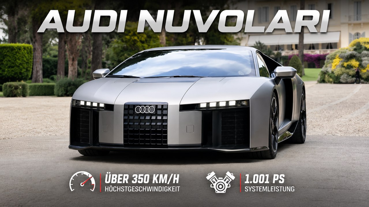 Audi Nuvolari: Limitierter Hybrid-Sportwagen für 2027