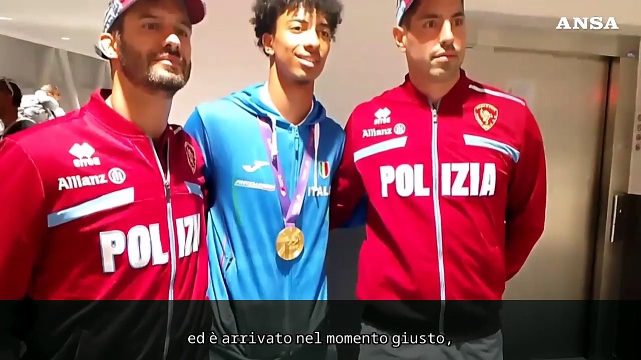 Mondiali di atletica, Furlani d'oro nel salto in lungo: rientro trionfale a Fiumicino