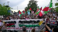 Venezia, partito il corteo pro Gaza al Lido: "Siamo piu' di 5.000"