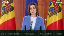 Moldavia, Sandu: "Dalle elezioni un mandato forte per adesione a Ue'"