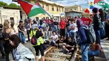 Flotilla, Catania: occupata la stazione e manifestanti sui binari