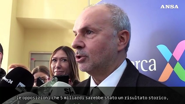 Sanita', Schillaci: In manovra 7 miliardi, non mancano medici