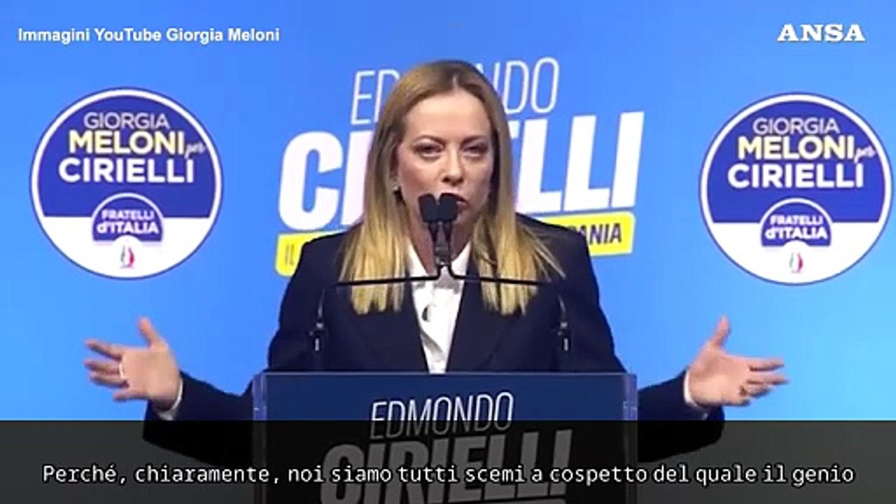 Liste d'attesa, Meloni attacca De Luca: "Azzerate in Campania? Stron..."