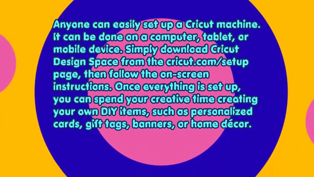 How do I setup my Cricut for the first time