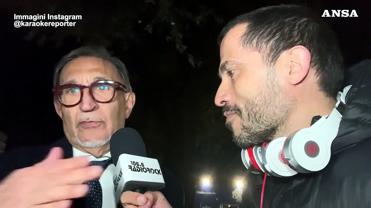 Il presidente del Senato La Russa ad Atreju canta "Goganga" di Giorgio Gaber