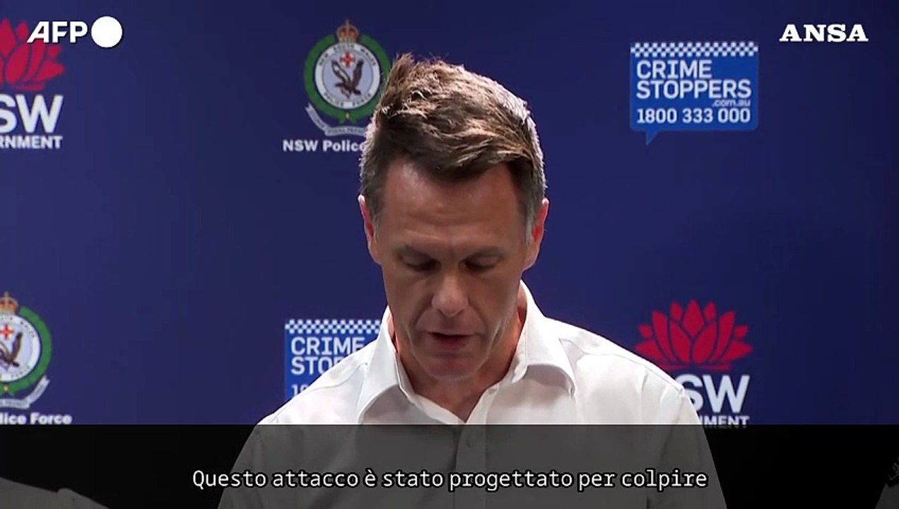 Sparatoria Bondi Beach, Minns: "Attacco mirato per colpire comunita' ebraica di Sydney"