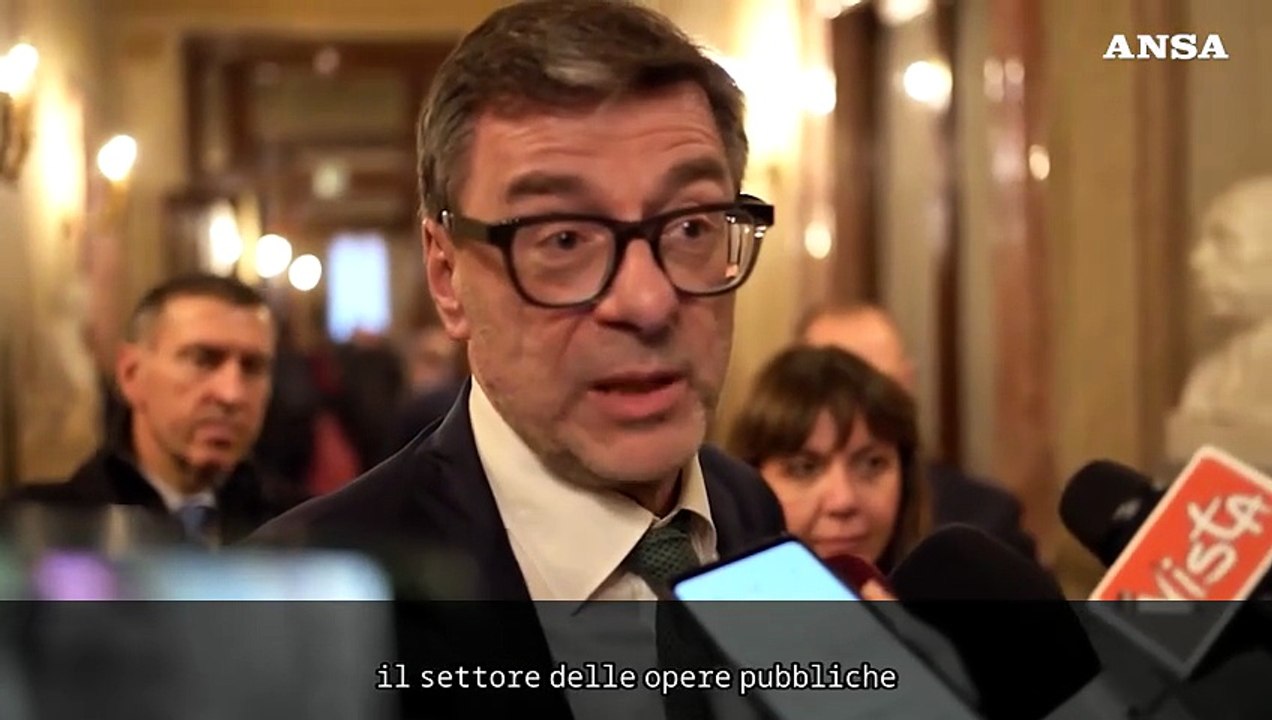 Giorgetti commenta la manovra: "Vale circa 22 miliardi, fatte cose che sembravano impossibili"