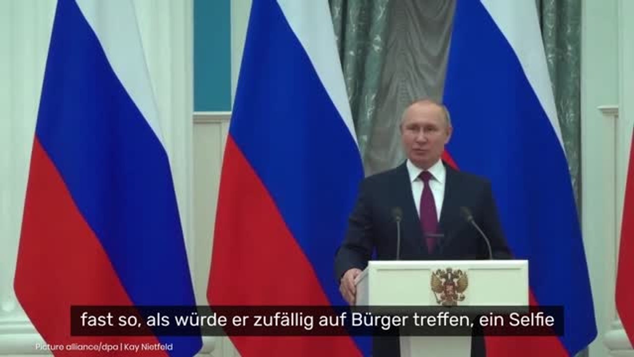 Wladimir Putin: Täuschungsmanöver fliegt auf und enthüllt die Angst des Kremlchefs