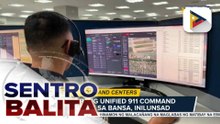 Apat pang Unified 911 Command Centers sa bansa, inilunsad; PNP, nagbabala vs. prank calls | ulat ni Ryan Lesigues