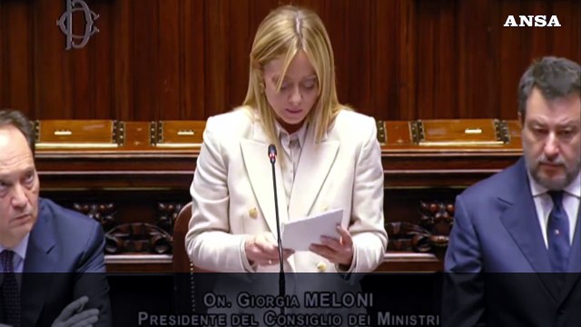 Meloni: L'Italia non inviera' soldati in Ucraina