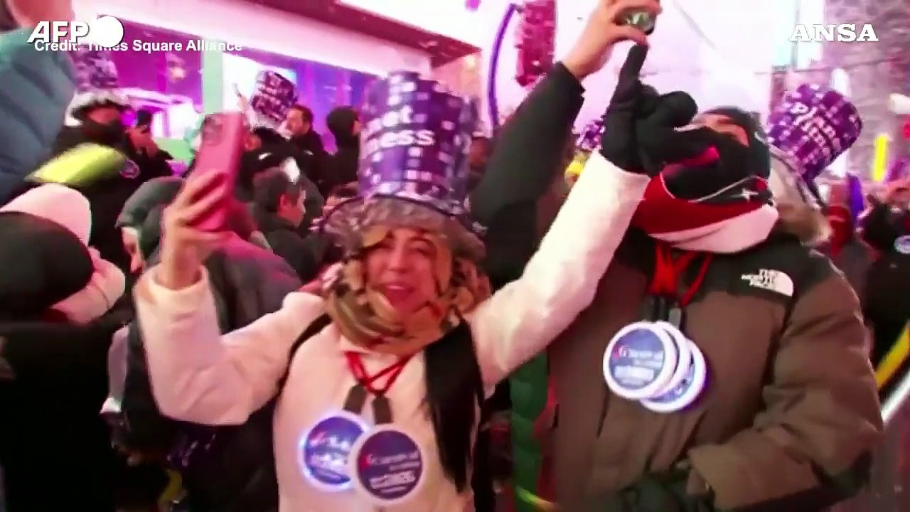 Capodanno a New York, il countdown a Times Square
