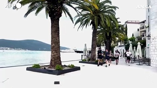 Macron fa jogging in Montenegro prima del vertice Ue-Balcani