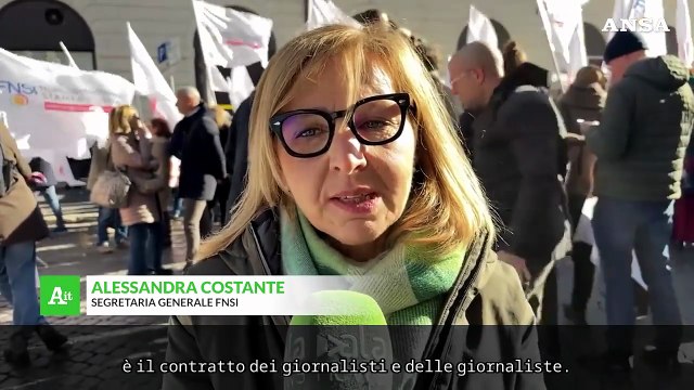Sciopero giornalisti, Costante (Fnsi): Ridare dignita' all'informazione