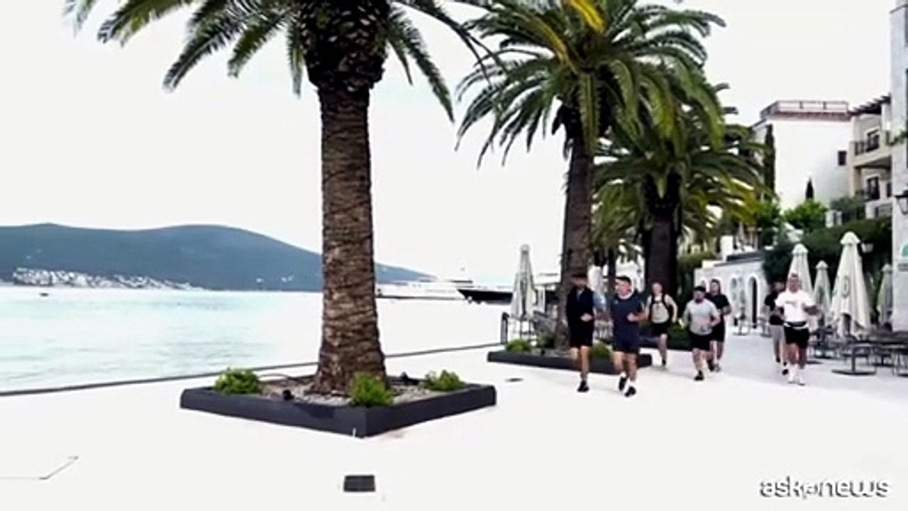 Il jogging di Macron in Montenegro prima del vertice Ue-Balcani