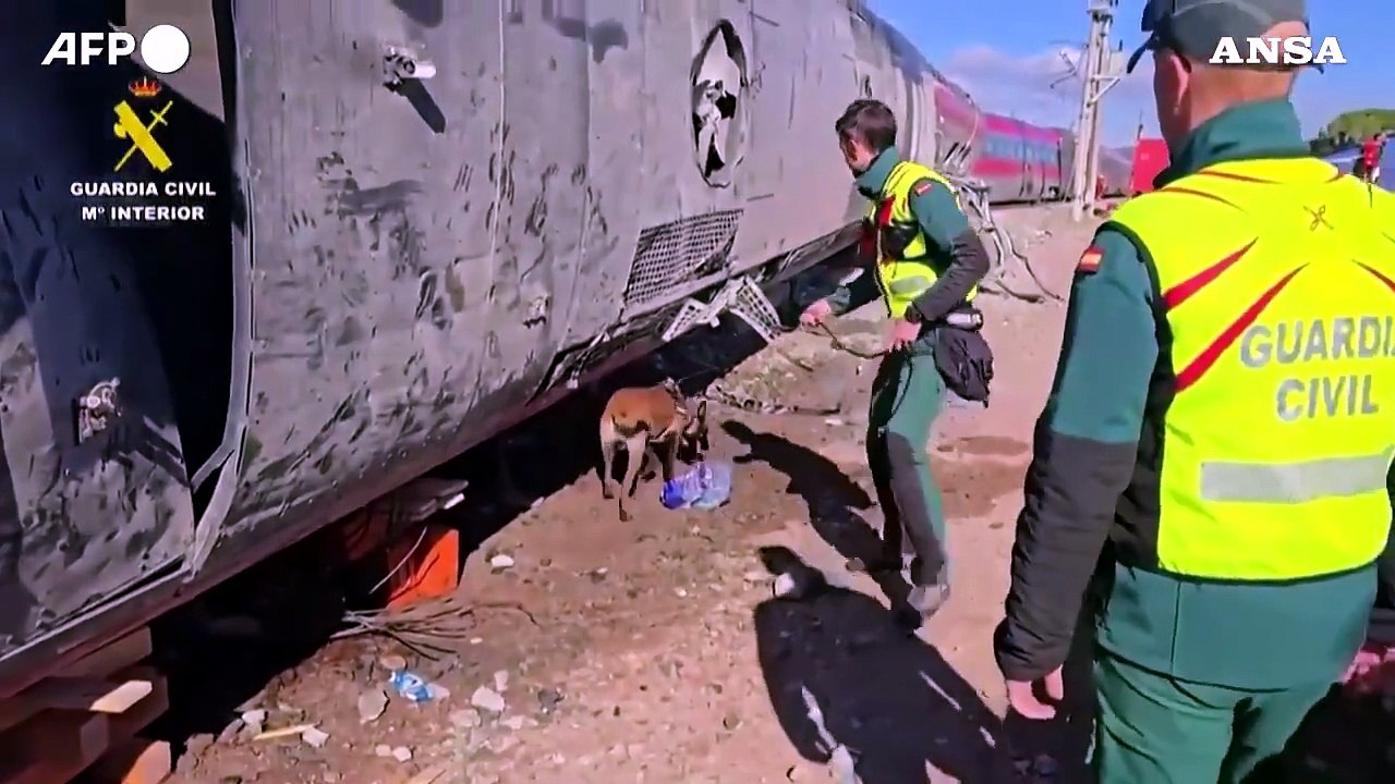 Incidente ferroviario in Spagna, soccorsi e rilievi sul luogo della sciagura