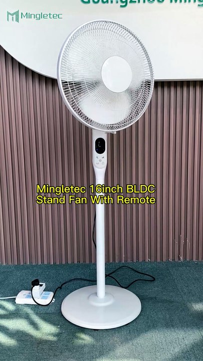 Mingletec High-Efficiency BLDC Stand Fan with Remote #mingletec#BLDC#16inch#silent#energysaving