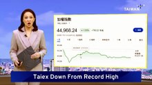 Taiex Drops From Record High As Tech Rout Sweeps Asian Markets