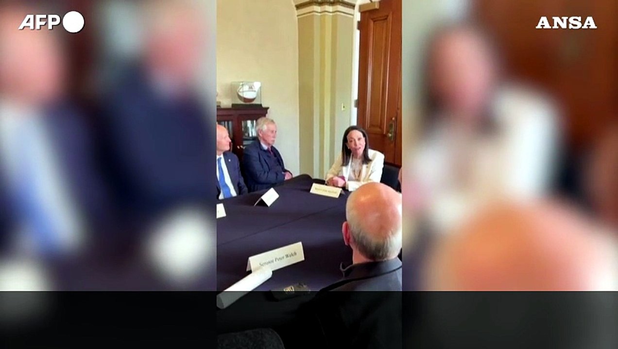 Venezuela, Machado dopo l'incontro con Trump: "Ha a cuore le sofferenze del popolo"