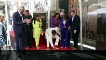 L'attore Keith David riceve una stella sulla Hollywood Walk of Fame