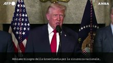 Trump: "Abbiamo bisogno della Groenlandia per la sicurezza nazionale"