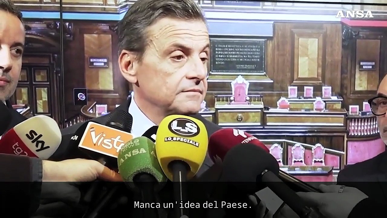 Manovra, Calenda: "Manca idea del Paese, il problema del governo e' la Lega"
