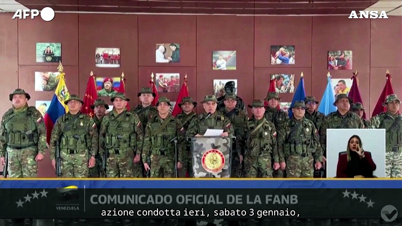 Venezuela, l'Esercito riconosce la presidenza di Rodriguez