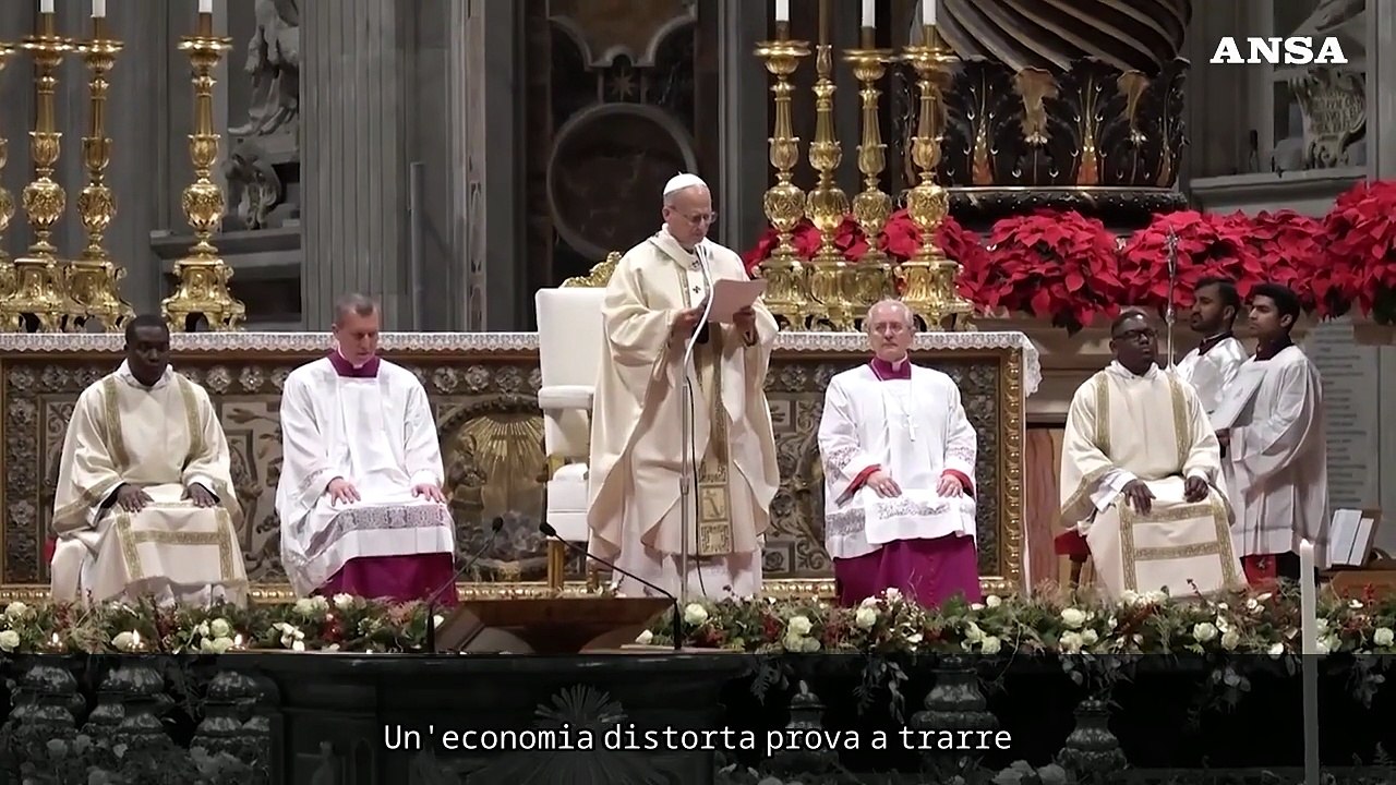 Papa Leone: "La pace va cercata, amata e protetta"