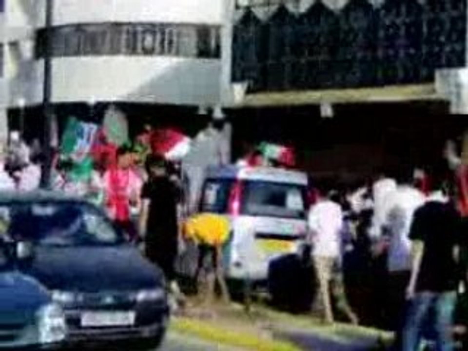 Parade des joueurs en ville JSMB