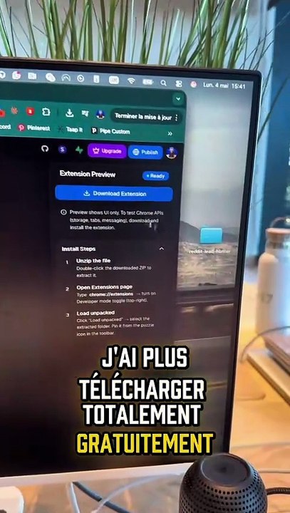 Une extension chrome vendu +1M