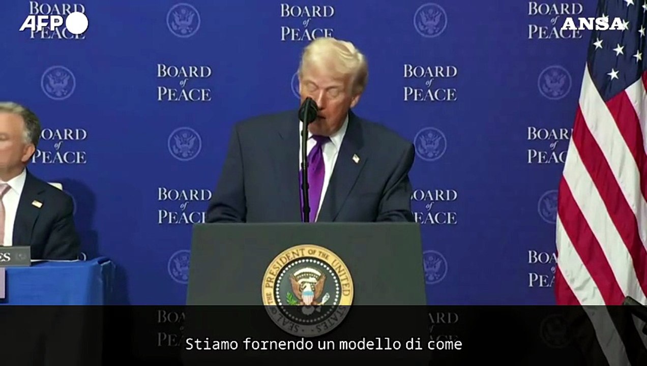 Trump: "Gli Usa daranno 10 miliardi di dollari al Board of Peace"