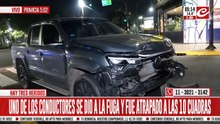 Manejaba completamente borracho, chocó y escapó y terminó siendo detenido