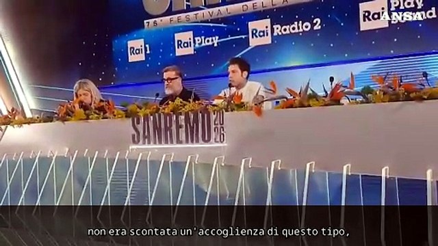 Sanremo, Fedez: Soddisfatti, stasera ulteriore possibilita' di evolvere la performance