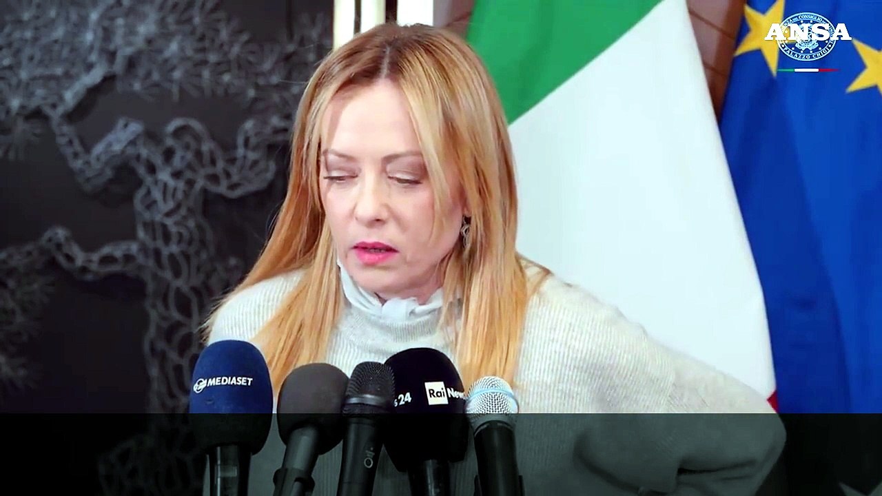 Meloni: "L'aumento dei dazi un errore, lavoriamo ad evitare una escalation"