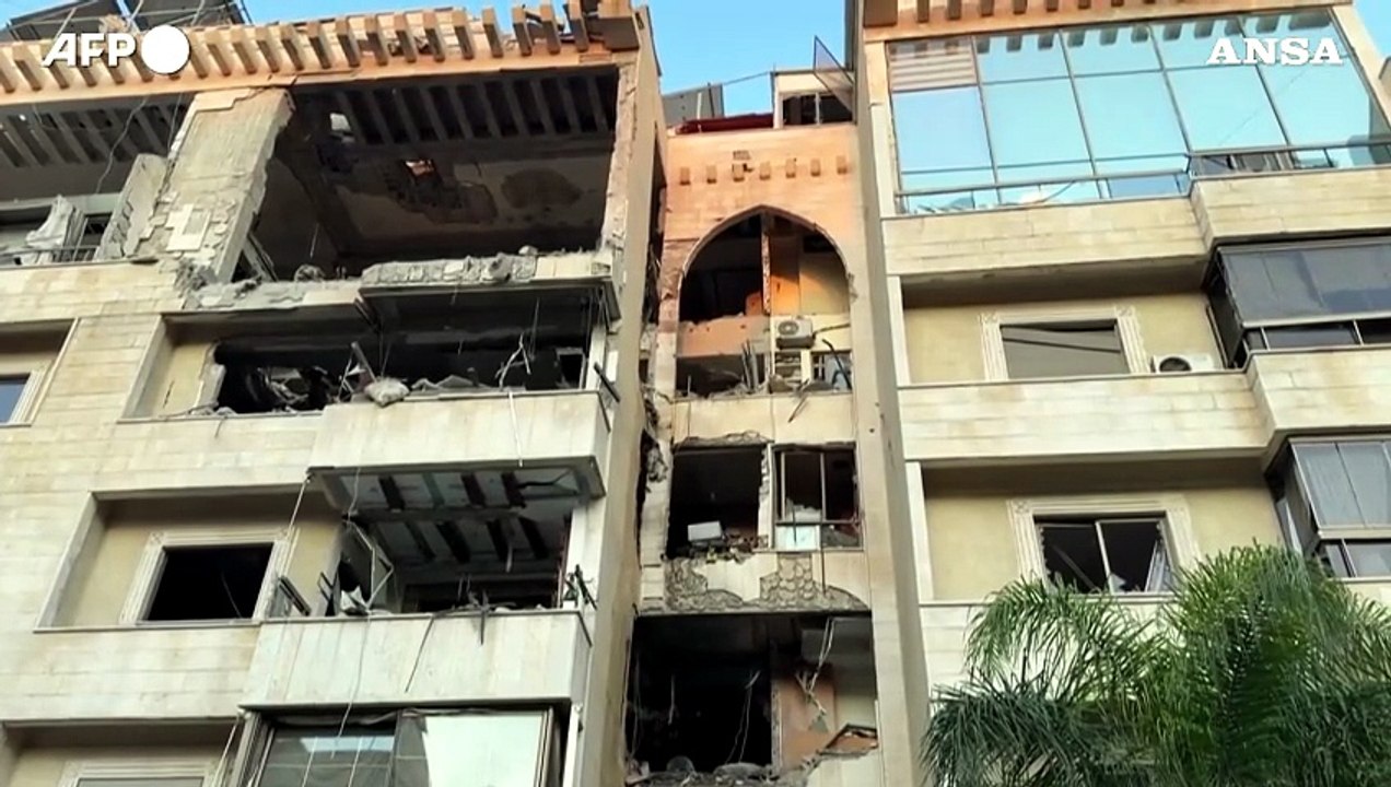 Libano sotto il fuoco israeliano, le macerie a Beirut sud e Houch El Rafqah