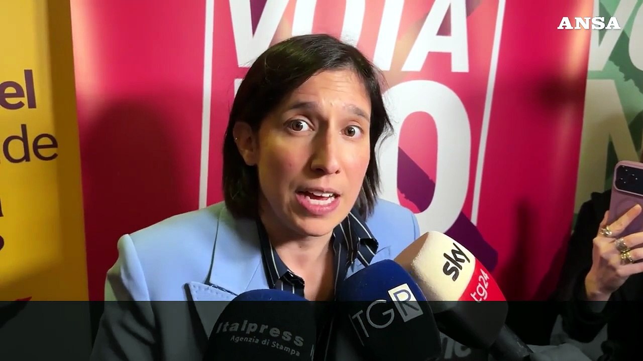 Schlein: "Governo Meloni fermi le operazioni militari di Stati Uniti e Israele"