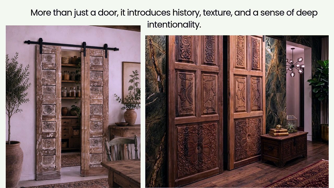 The Design Impact of Antique Carved Front Doors DoorsbyMJ