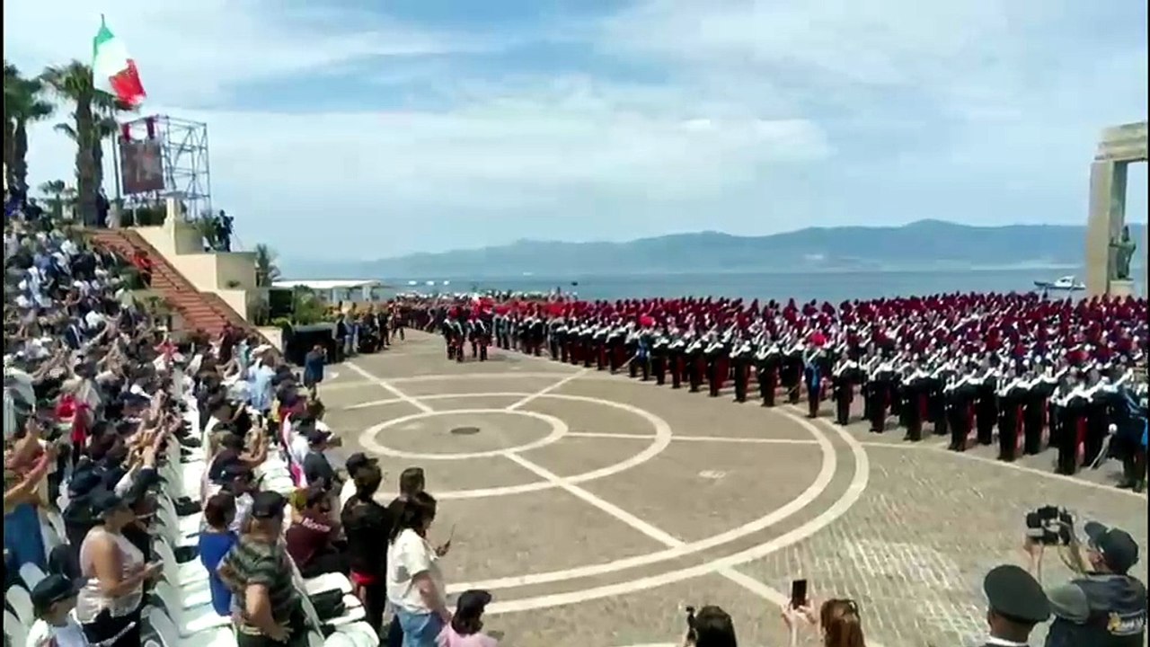 Reggio arrivo Meloni