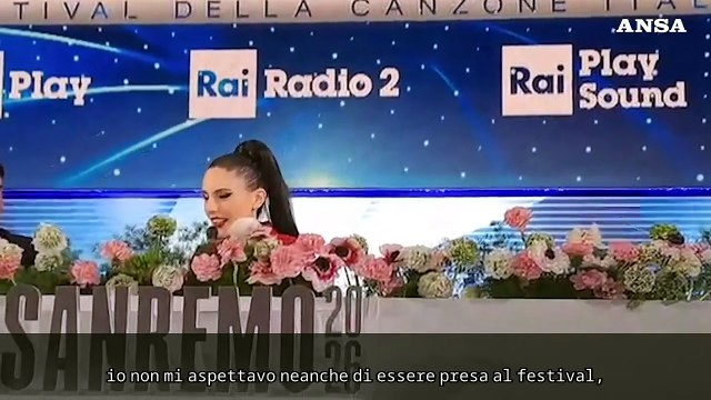 Sanremo, Ditonellapiaga: Contenta che un'artista donna con nome come il mio sia sul podio