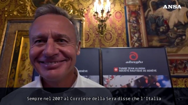 Bertarelli: L'Italia non e' piu' un Paese fermo, l'economia si e' ripresa