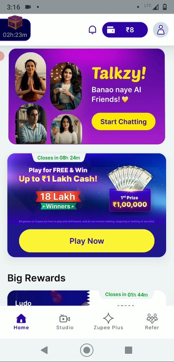 Zupee Free Rewards